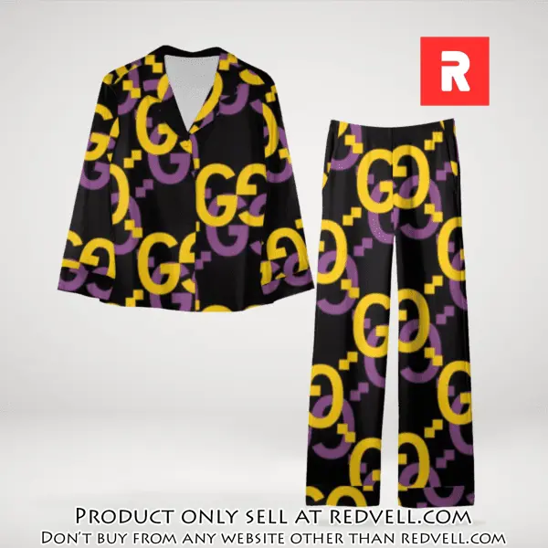 Trending luxury gc satin pajama set pjs1055 rv5545367